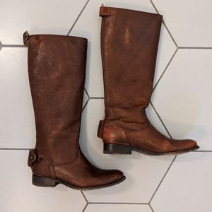 Leather Frye boots